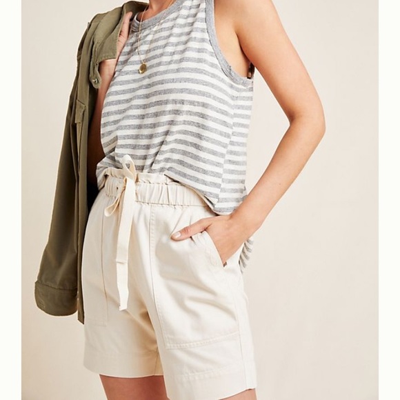 Anthropologie Pants - NWT FRYE X Anthropologie Pascale paper bag shorts